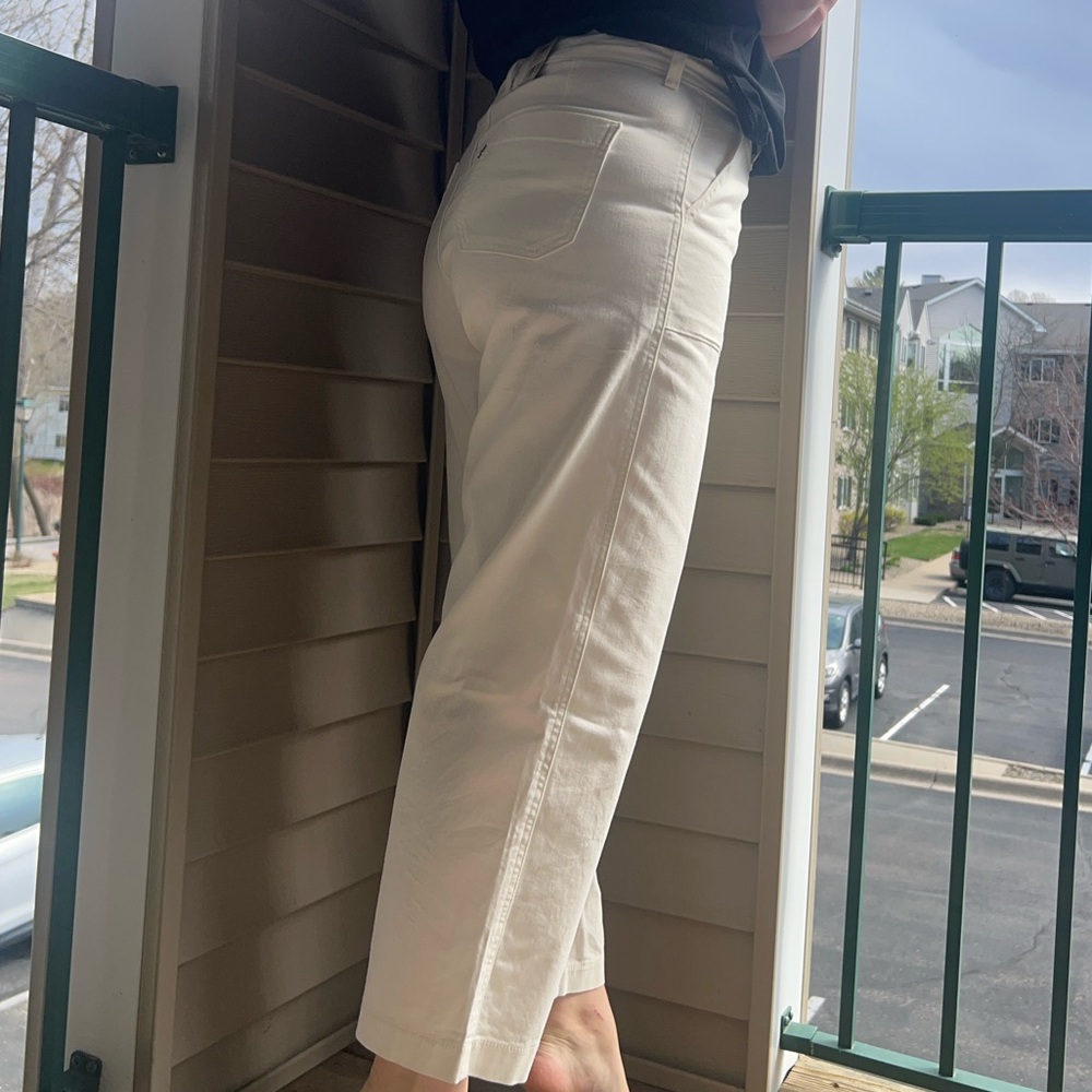 🆕 Levi's Utility Women's Cotton Cream Pants Jeans- New with Tags 12 - Picture 3 of 13